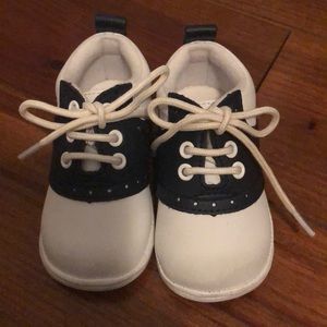 Angel Leather Saddle Oxford Shoe